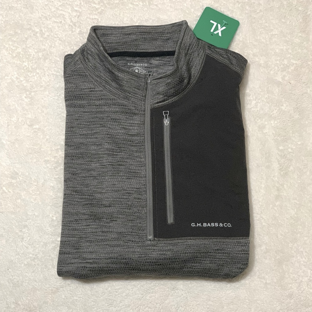 Mens G.H Bass & Co. Half Zip